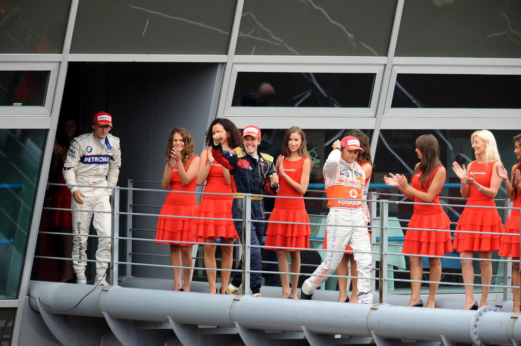 GP ITALIA, ITALIAN GRAND PRIX F1/2008 -  MONZA 14/09/2008  - ROBERT KUBICA - SEBASTIAN VETTEL - HEIKKI KOVALAINEN 
© FOTO ERCOLE COLOMBO FOR BRIDGESTONE