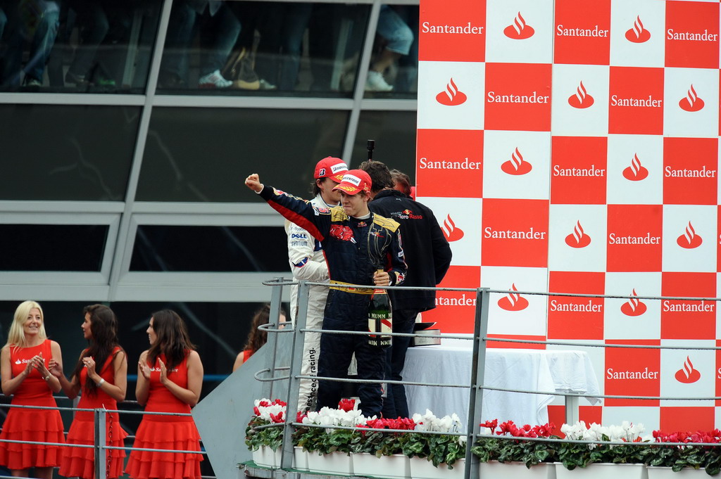 GP ITALIA, ITALIAN GRAND PRIX F1/2008 -  MONZA 14/09/2008  - HEIKKI KOVALAINEN (2ND) - SEBASTIAN VETTEL (WINNER) - ROBERT KUBICA (3RD)
© FOTO ERCOLE COLOMBO FOR BRIDGESTONE