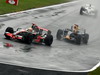 GP ITALIA, Domenica, September 14, 2008   Italian Grand Prix , Monza, Italy. BMW Sauber F1 Team driver Robert Kubica (POL)  finishes third in the race. This image is copyright free for editorial use © BMW AG 