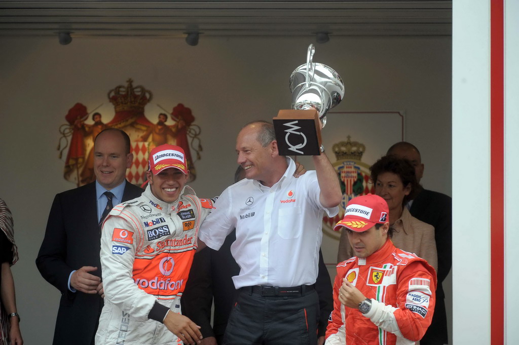 GP MONACO, MONACO GRAND PRIX F1/2008 - MONTECARLO 25/05/2008 - LEWIS HAMILTON - RON DENNIS - FELIPE MASSA 
© FOTO ERCOLE COLOMBO FOR BRIDGESTONE