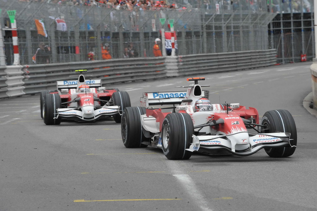 GP MONACO, MONACO GRAND PRIX F1/2008 - MONTECARLO 25/05/2008 - JARNO TRULLI - TIMO GLOCK 
© FOTO ERCOLE COLOMBO FOR BRIDGESTONE