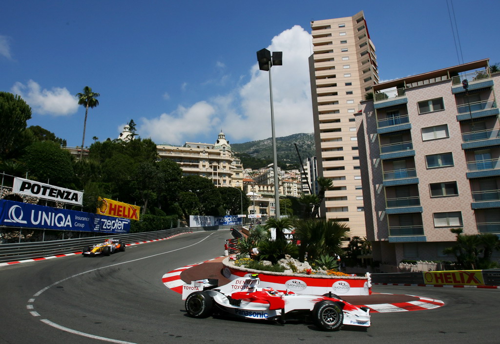 GP MONACO, Timo Glock (GER) Toyota TF108.
Formula One World Championship, Rd 6, Monaco Grand Prix, Practice Day, Monte-Carlo, Monaco, Giovedi' 22 May 2008.
