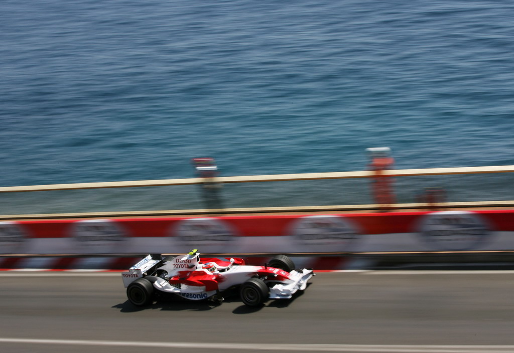 GP MONACO, Timo Glock (GER) Toyota TF108.
Formula One World Championship, Rd 6, Monaco Grand Prix, Practice Day, Monte-Carlo, Monaco, Giovedi' 22 May 2008.
