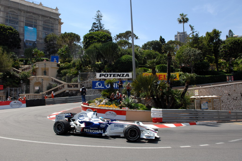 GP MONACO, Giovedi', May 22, 2008  Monte Carlo, Monaco. Nick Heidfeld (GER) in the BMW Sauber F1.08 This image is copyright free for editorial use © BMW AG. 