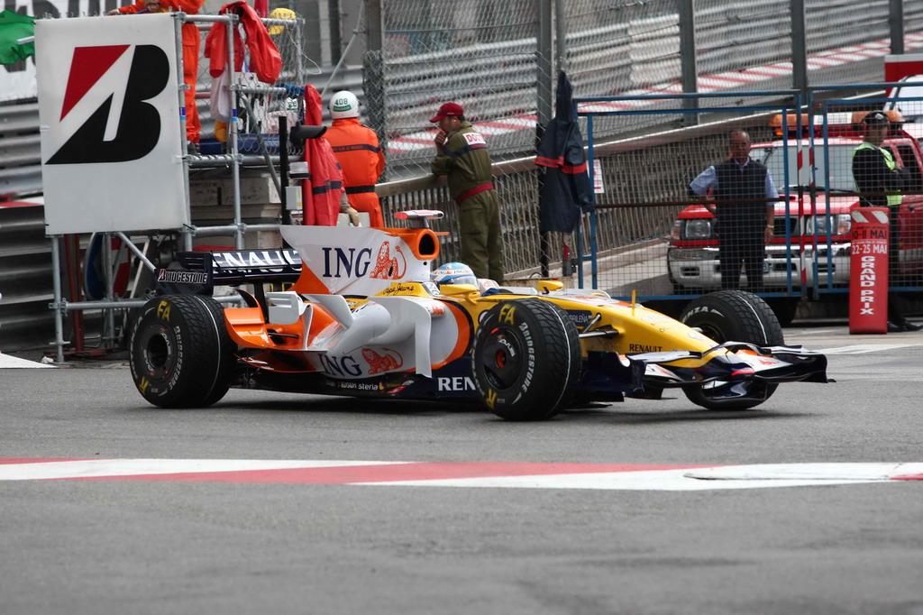 GP MONACO, MONACO GRAND PRIX F1/2008 - MONTECARLO 24/05/2008 - FERNANDO ALONSO 
© FOTO ERCOLE COLOMBO FOR BRIDGESTONE