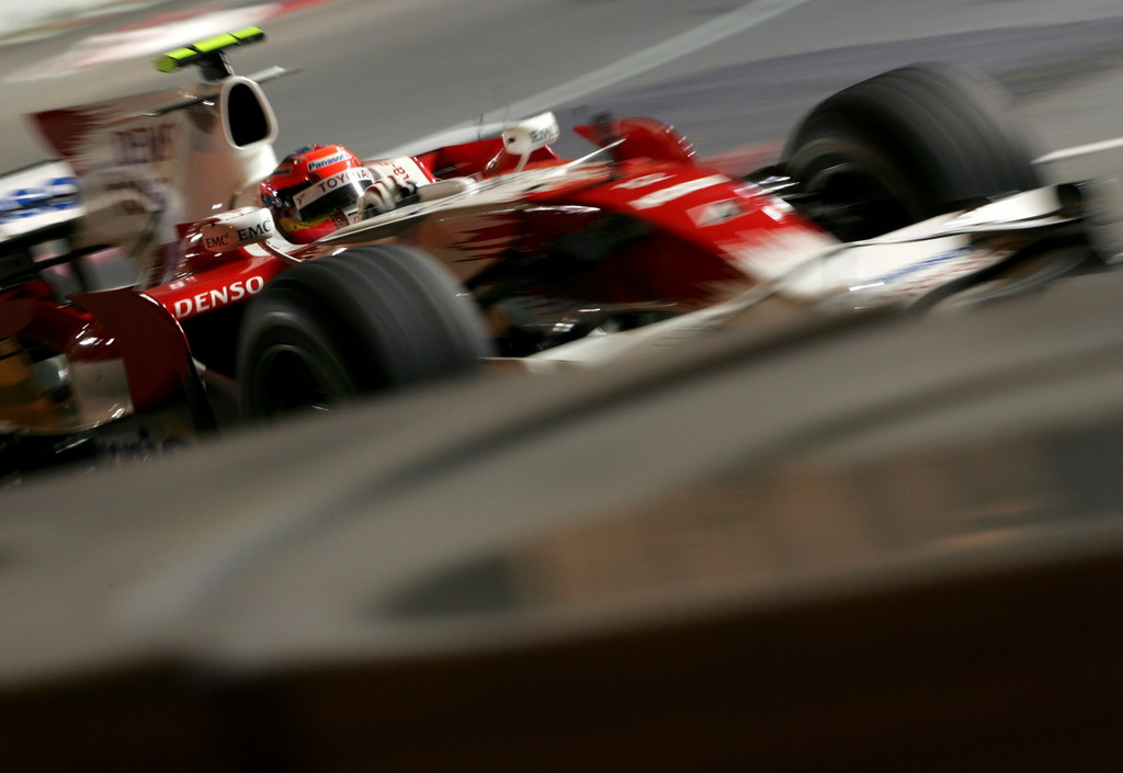 GP SINGAPORE, Timo Glock (GER) Toyota TF108 
Formula One World Championship, Rd 15, Singapore Grand Prix, Practice, Singapore, Venerdi' 26 September 2008.
