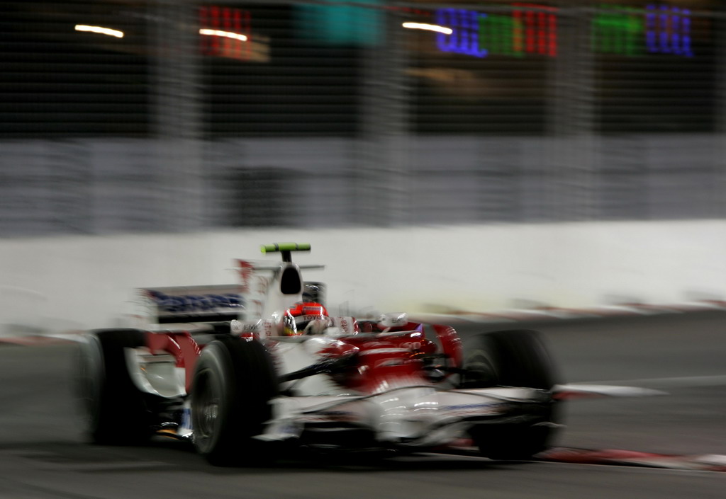 GP SINGAPORE, Timo Glock (GER) Toyota TF108 
Formula One World Championship, Rd 15, Singapore Grand Prix, Practice, Singapore, Venerdi' 26 September 2008.
