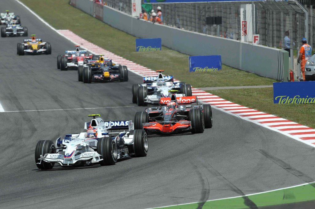 GP SPAGNA, GP SPAGNA F1/2008 - BARCELLONA 27/04/08 - ROBERT KUBICA - HEIKKI KOVALAINEN - NICK HEIDFELD 
© FOTO ERCOLE COLOMBO FOR BRIDGESTONE