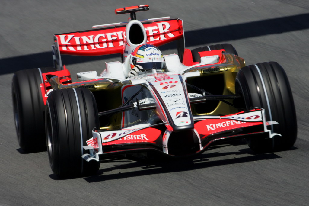 GP SPAGNA, Adrian Sutil (GER) Force India F1 VJM01.
Formula One World Championship, Rd 4, Spanish Grand Prix, Qualifiche Day, Barcelona, Spain, Saturday 26 April 2008.
