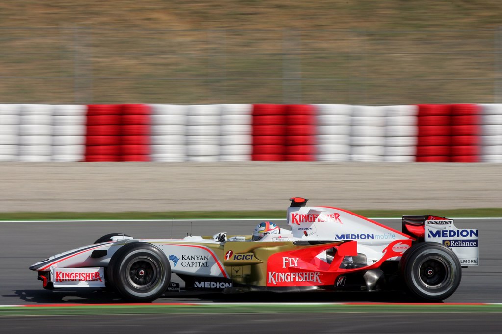 GP SPAGNA, Adrian Sutil (GER) Force India F1 VJM01.
Formula One World Championship, Rd 4, Spanish Grand Prix, Practice Day, Barcelona, Spain, Venerdi' 25 April 2008.
