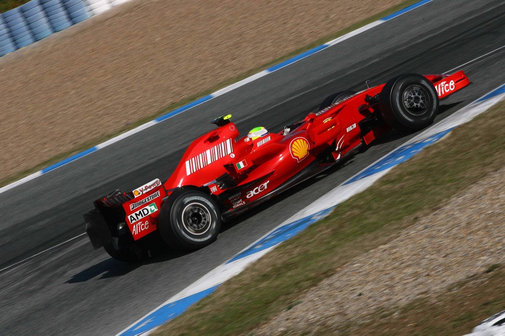 TEST JEREZ, JEREZ DE LA FRONTERA (SPAIN) - 15/01/2008 - FELIPE MASSA 
© FOTO ERCOLE COLOMBO 