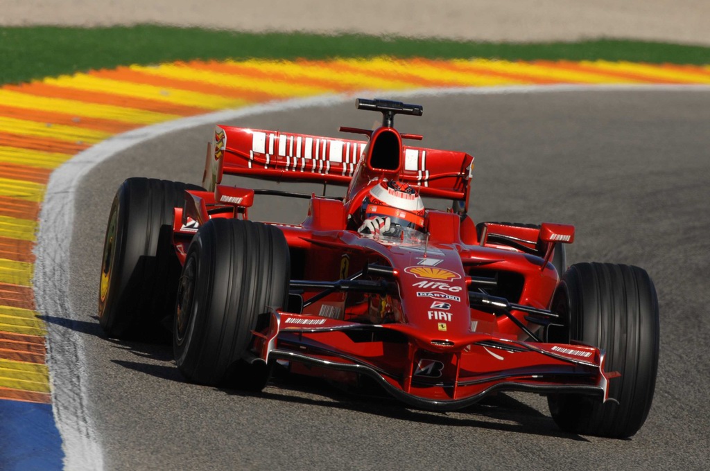 TEST VALENCIA, Kimi Raikkonen (FIN), Ferrari.  Circuit Ricardo Tormo.