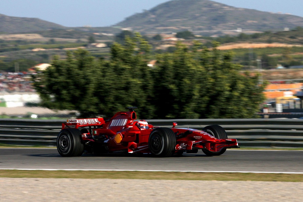 TEST VALENCIA, Kimi Raikkonen (FIN), Ferrari.  Circuit Ricardo Tormo.