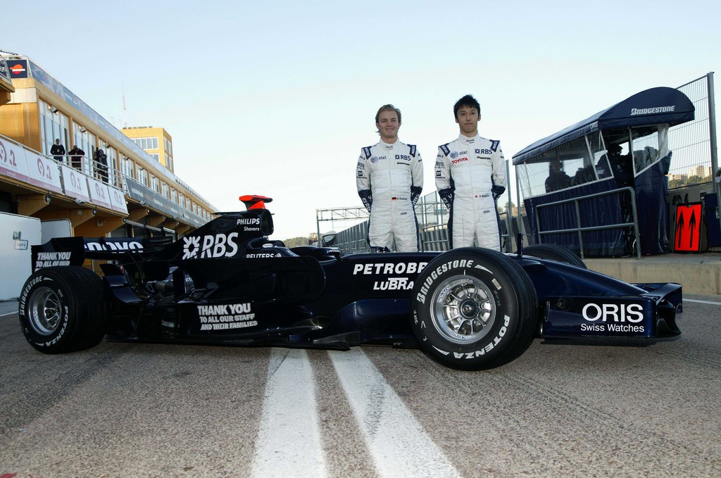 TEST VALENCIA, Nico Rosberg (D), Williams F1 Team.
Kazuki Nakajima (JAP), Williams F1 Team.
Circuit Ricardo Tormo
