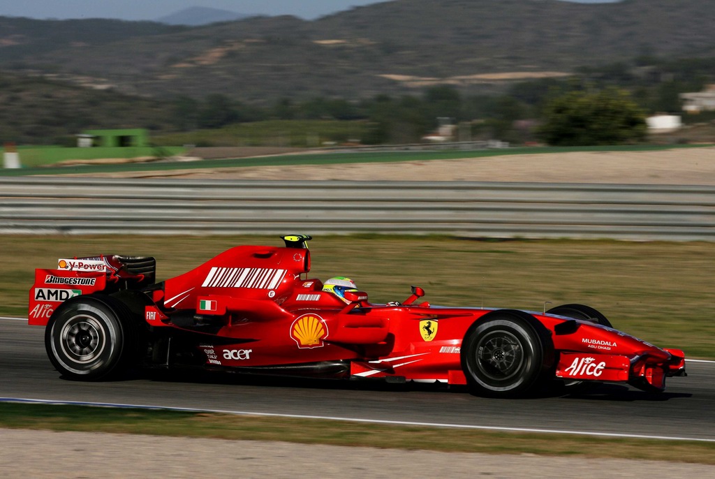 TEST VALENCIA, Felipe Massa (BRE), Ferrari.  Circuit Ricardo Tormo.