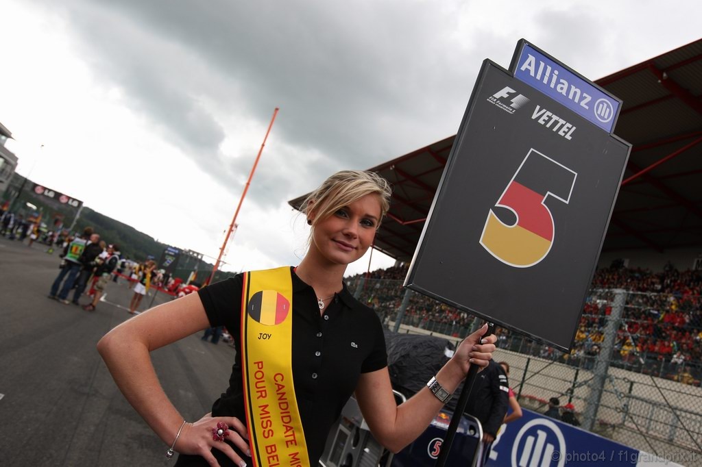 GP Belgio, Gara, grid girl, pitbabes