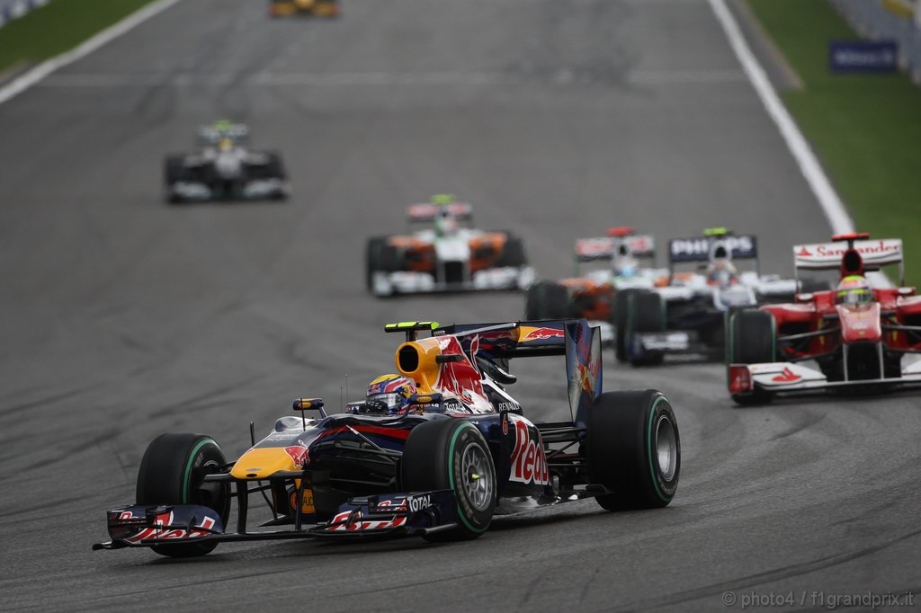 GP Belgio, Gara, Mark Webber (AUS), Red Bull Racing, RB6