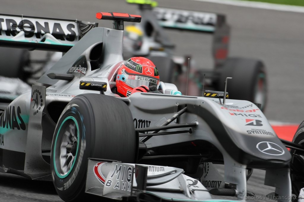 GP Belgio, Gara, Michael Schumacher (GER), Mercedes GP  F1 Team, MGP W01 