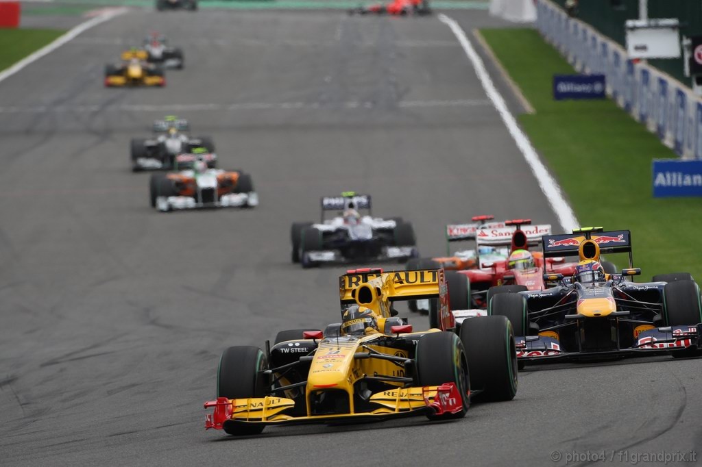 GP Belgio, Gara, Robert Kubica (POL), Renault F1 Team, R30