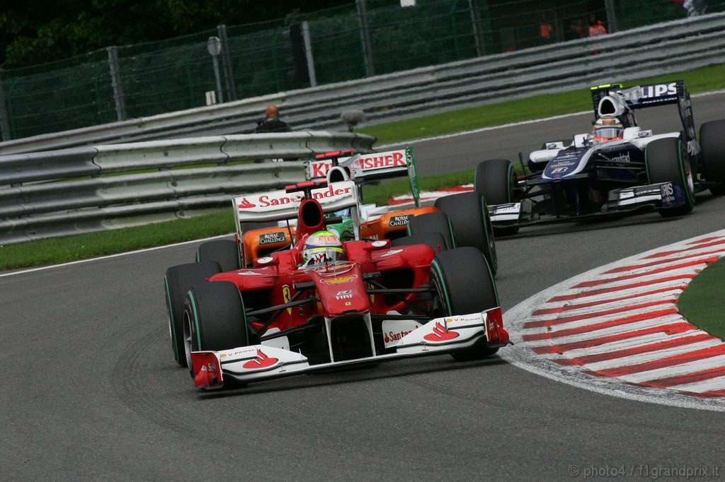 GP Belgio, Gara, Felipe Massa (BRA), Ferrari, F10 