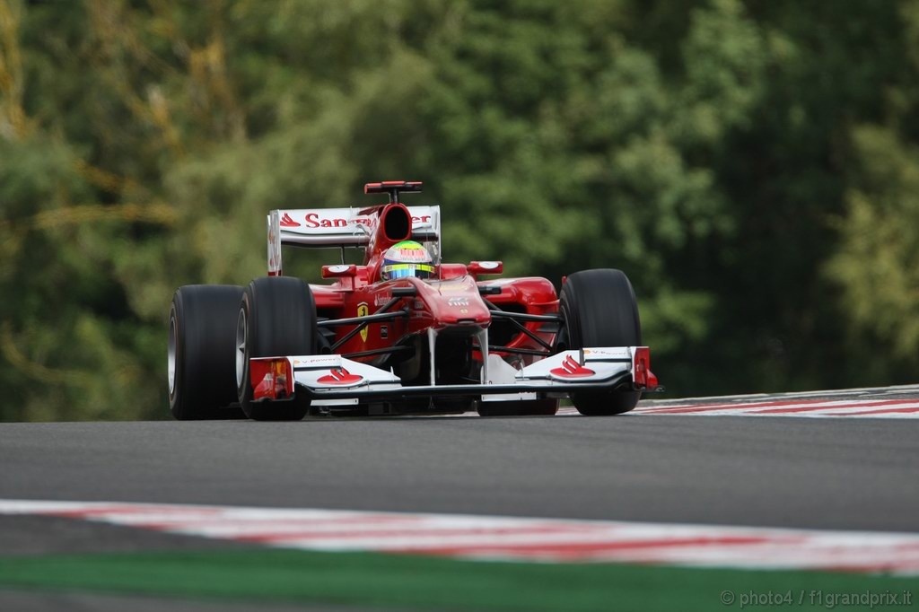 GP Belgio, Prove Libere 3, Sabato, Felipe Massa (BRA), Ferrari, F10 