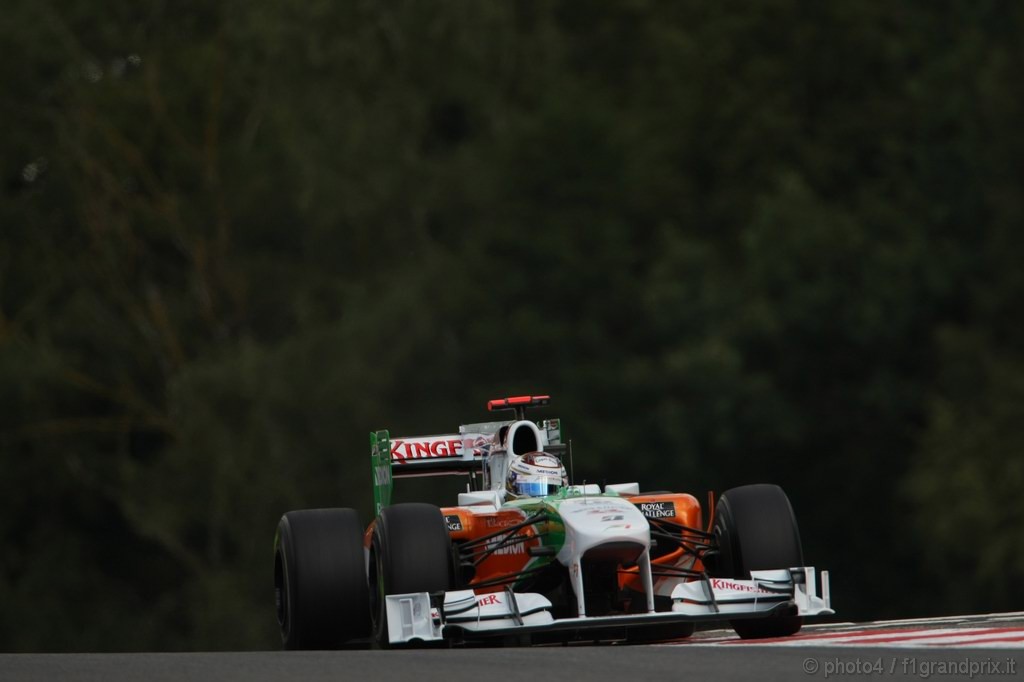 GP Belgio, Prove Libere 3, Sabato, Adrian Sutil (GER), Force India F1 Team, VJM03 