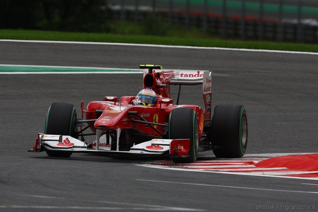 GP Belgio, Prove Libere 3, Sabato, Fernando Alonso (ESP), Ferrari, F10 