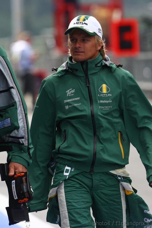 GP Belgio, Prove Libere 3, Sabato, Heikki Kovalainen (FIN), Lotus Racing, T127 