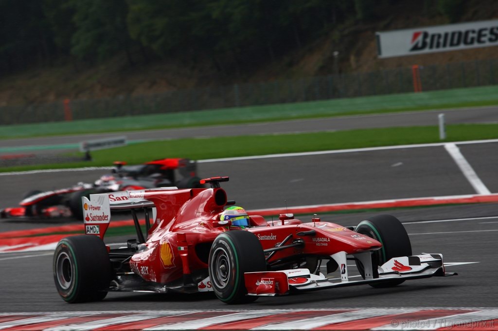 GP Belgio, Prove Libere 3, Sabato, Felipe Massa (BRA), Ferrari, F10 