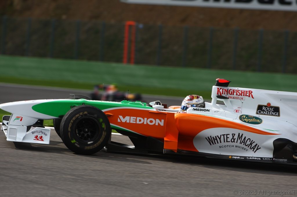 GP Belgio, Prove Libere 3, Sabato, Adrian Sutil (GER), Force India F1 Team, VJM03 