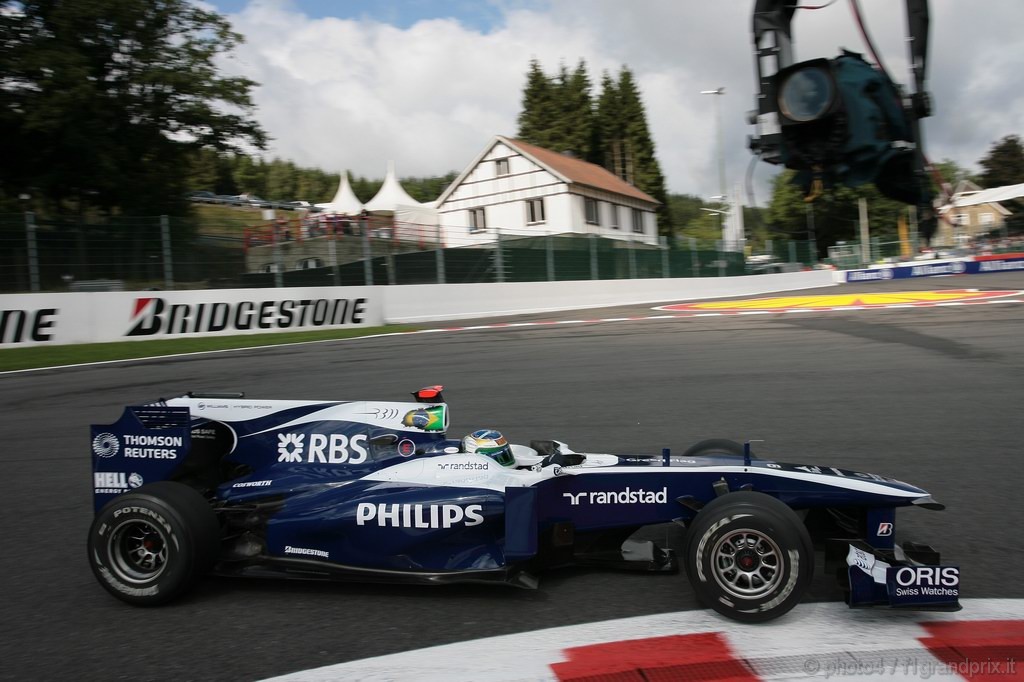 GP Belgio, Prove Libere 3, Sabato, Rubens Barrichello (BRA), Williams, FW32 