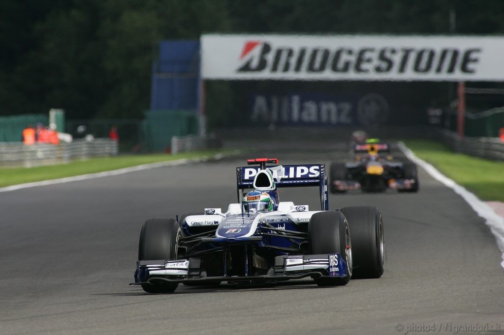 GP Belgio, Prove Libere 3, Sabato, Rubens Barrichello (BRA), Williams, FW32 