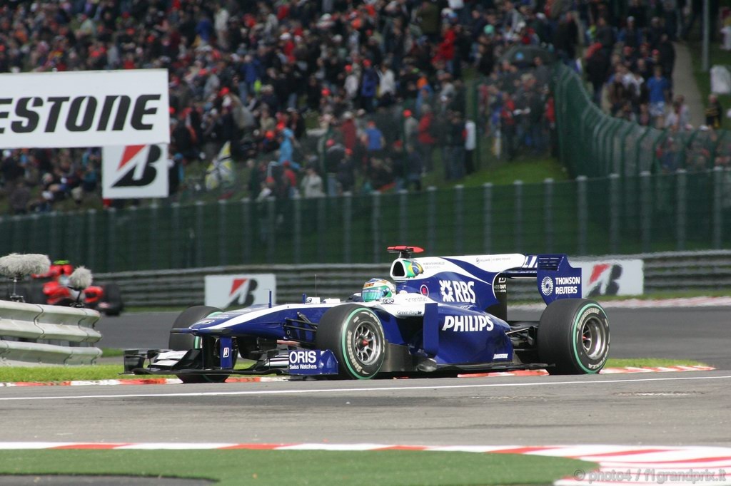 GP Belgio, Prove Libere 3, Sabato, Rubens Barrichello (BRA), Williams, FW32 