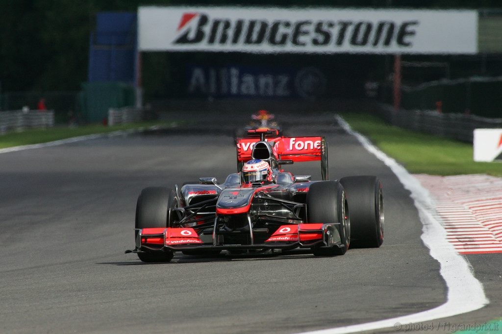 GP Belgio, Prove Libere 3, Sabato, Jenson Button (GBR), McLaren  Mercedes, MP4-25 