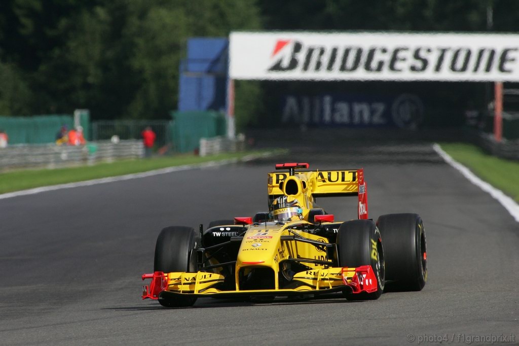 GP Belgio, Prove Libere 3, Sabato, Robert Kubica (POL), Renault F1 Team, R30 