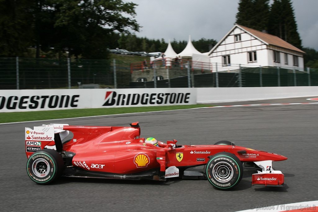GP Belgio, Prove Libere 3, Sabato, Felipe Massa (BRA), Ferrari, F10 