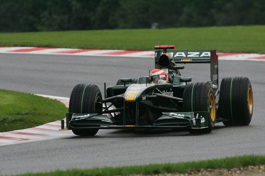 GP Belgio, Prove Libere 3, Sabato, Jarno Trulli (ITA), Lotus Racing, T127 