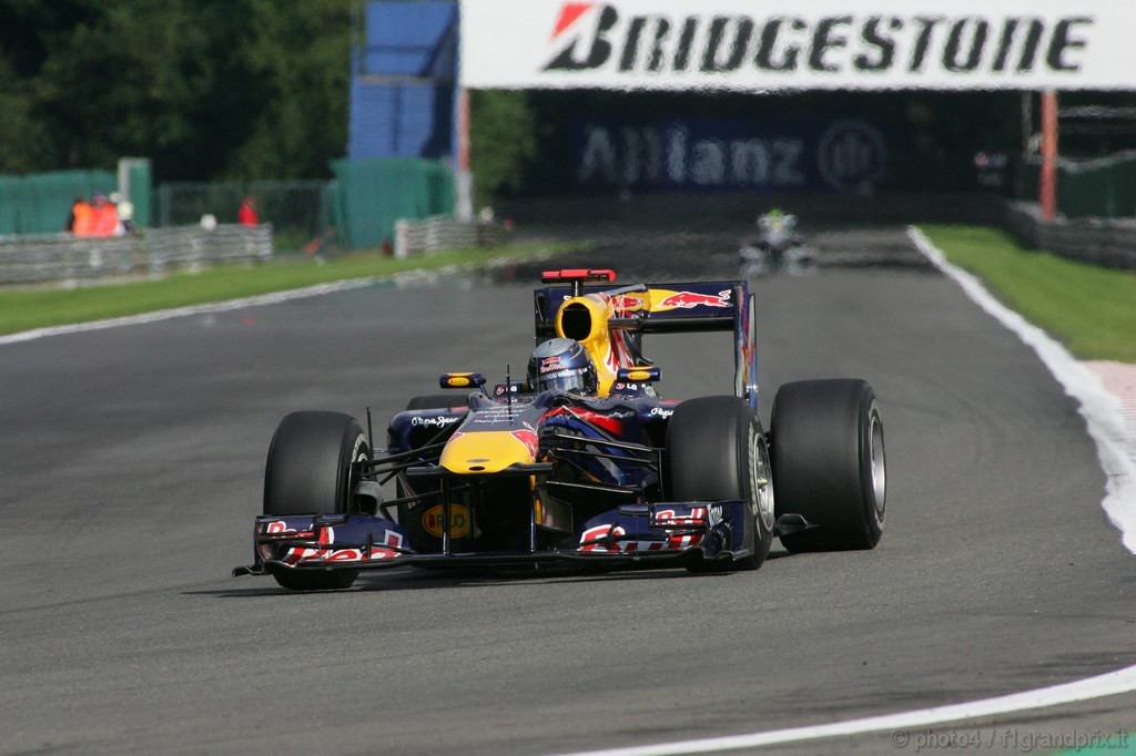 GP Belgio, Prove Libere 3, Sabato, Sebastian Vettel (GER), Red Bull Racing, RB6 