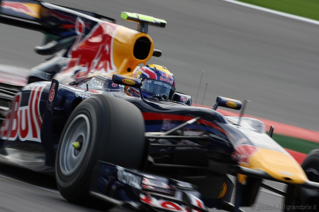 GP Belgio, Qualifiche, Mark Webber (AUS), Red Bull Racing, RB6
