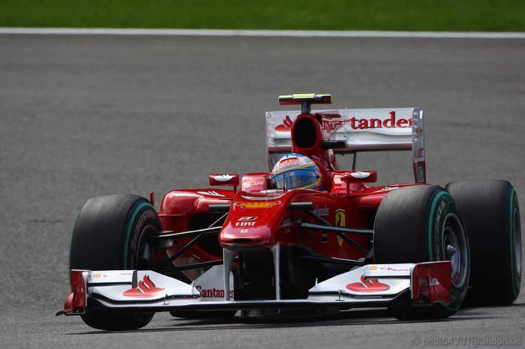 GP Belgio, Qualifiche, Fernando Alonso (ESP), Ferrari, F10 
