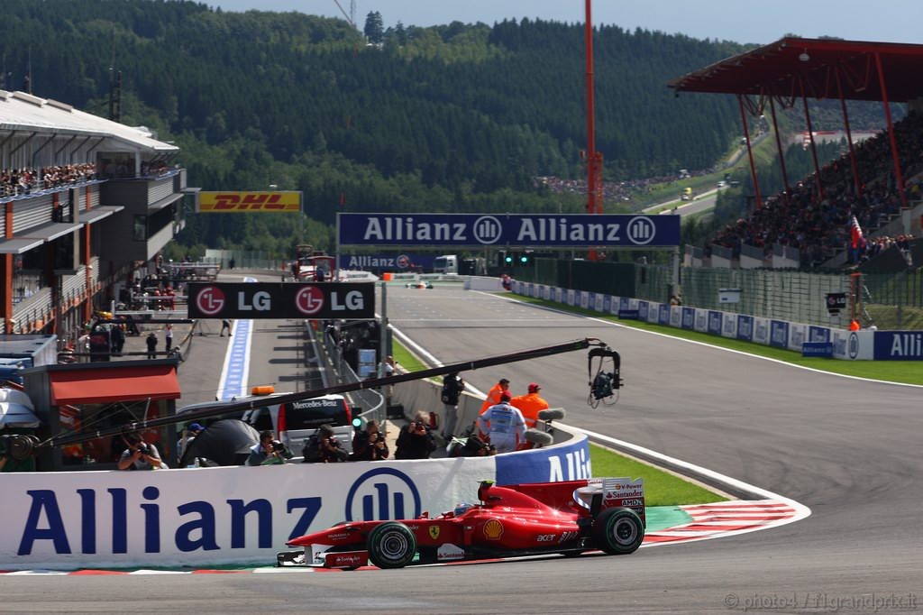 GP Belgio, Qualifiche, Fernando Alonso (ESP), Ferrari, F10 