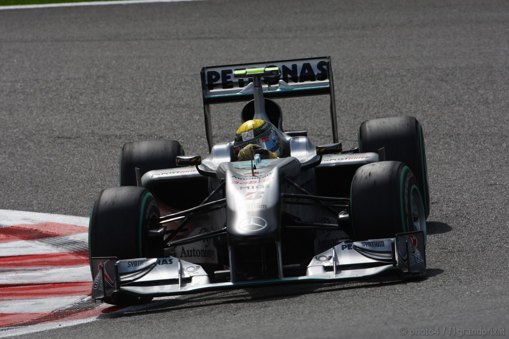 GP Belgio, Qualifiche, Nico Rosberg (GER), Mercedes GP F1 Team, MGP W01