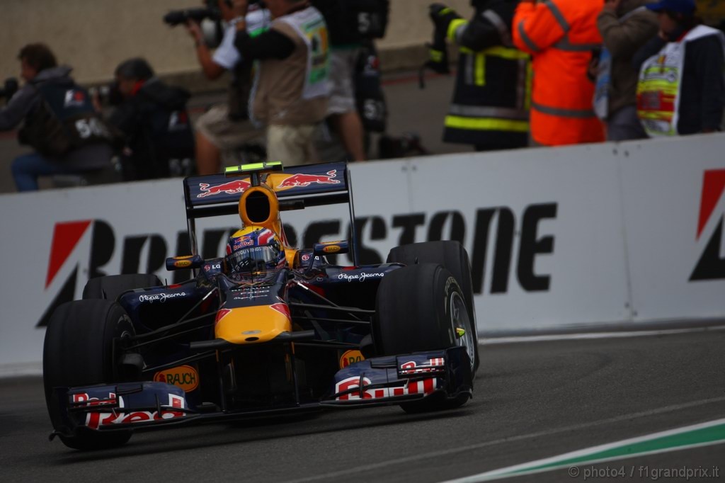 GP Belgio, Qualifiche, Mark Webber (AUS), Red Bull Racing, RB6 