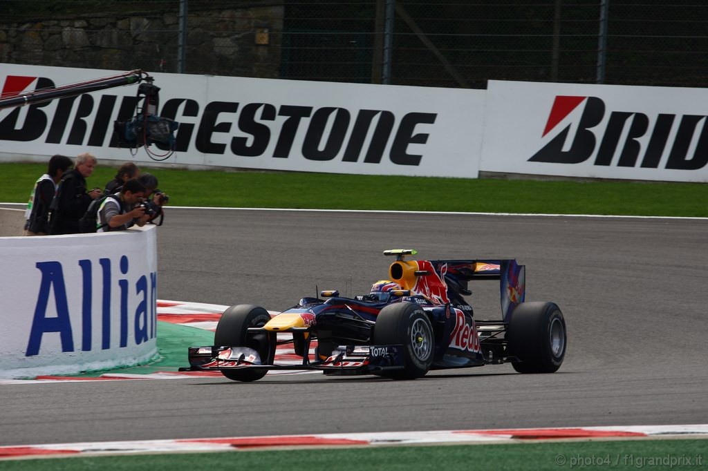 GP Belgio, Qualifiche, Mark Webber (AUS), Red Bull Racing, RB6 