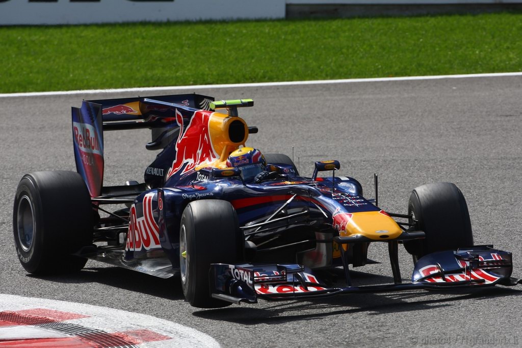GP Belgio, Qualifiche, Mark Webber (AUS), Red Bull Racing, RB6 