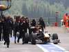 GP Belgio, Prove Libere 3, Sabato, Sebastian Vettel (GER), Red Bull Racing, RB6 stopped in the pit lane