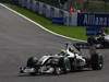 GP Belgio, Qualifiche, Nico Rosberg (GER), Mercedes GP F1 Team, MGP W01 davanti a Michael Schumacher (GER), Mercedes GP  F1 Team, MGP W01 