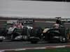 GP Belgio, Qualifiche, Jarno Trulli (ITA), Lotus Racing, T127 e Michael Schumacher (GER), Mercedes GP  F1 Team, MGP W01 