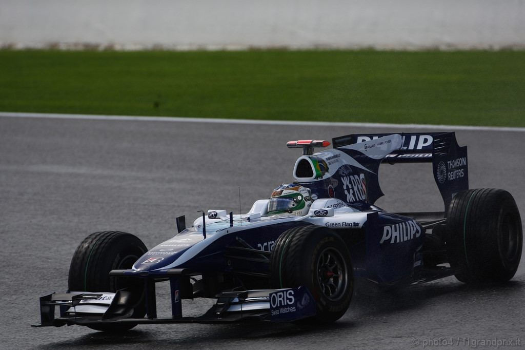 GP Belgio, Prove Libere 1, Venerdi', Rubens Barrichello (BRA), Williams, FW32 