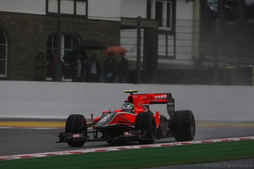 GP Belgio, Prove Libere 1, Venerdi', Lucas Di Grassi (BRA), Virgin Racing, VR-01 